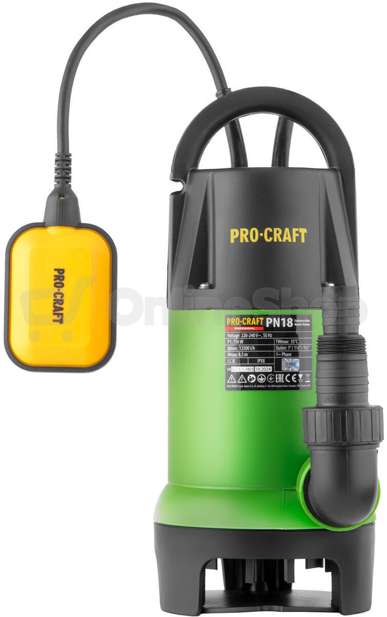 Čerpadlo ponorné Procraft PN18 / PN18