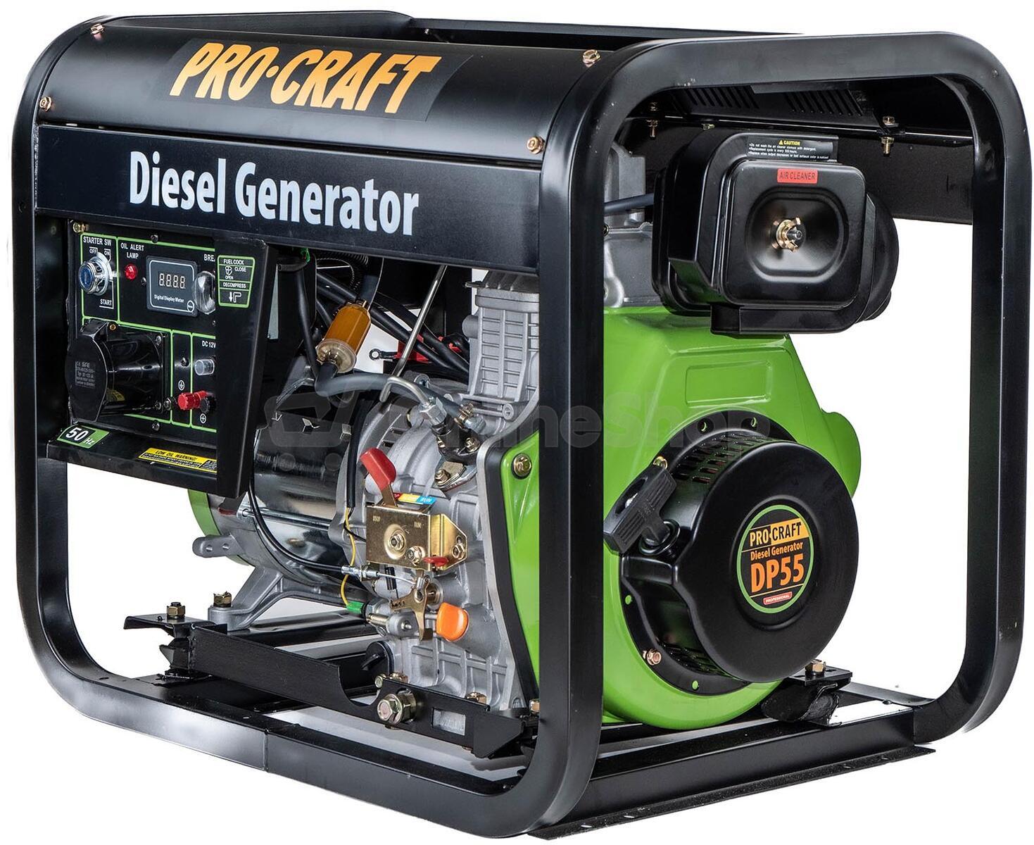 Dieselová elektrocentrála Procraft DP55 / DP55