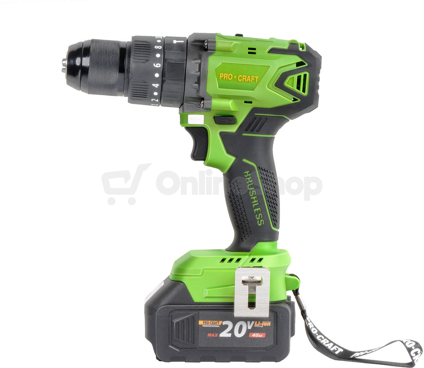 Aku vrtací šroubovák s příklepem Procraft PA18BLbb / PA18BL-BB