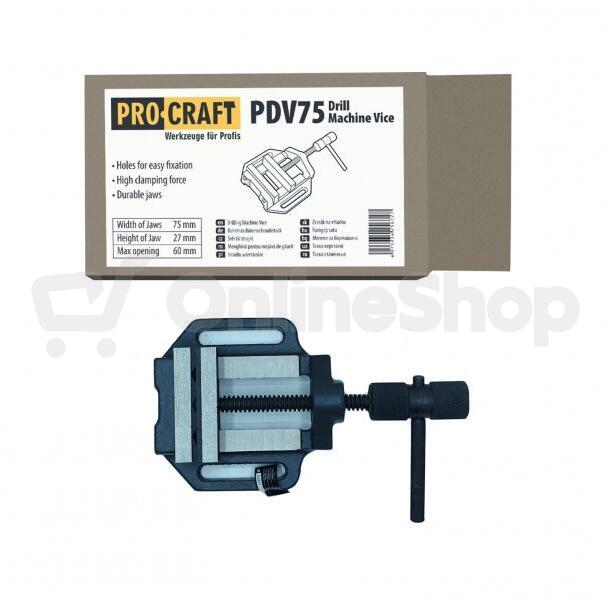 Svěrák pod vrtačku Procraft PDV75 / PDV75