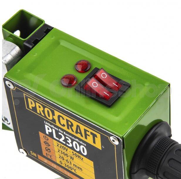 Polyfúzní svářečka, plotnová Procraft PL2300 (PL1500) / PL2300