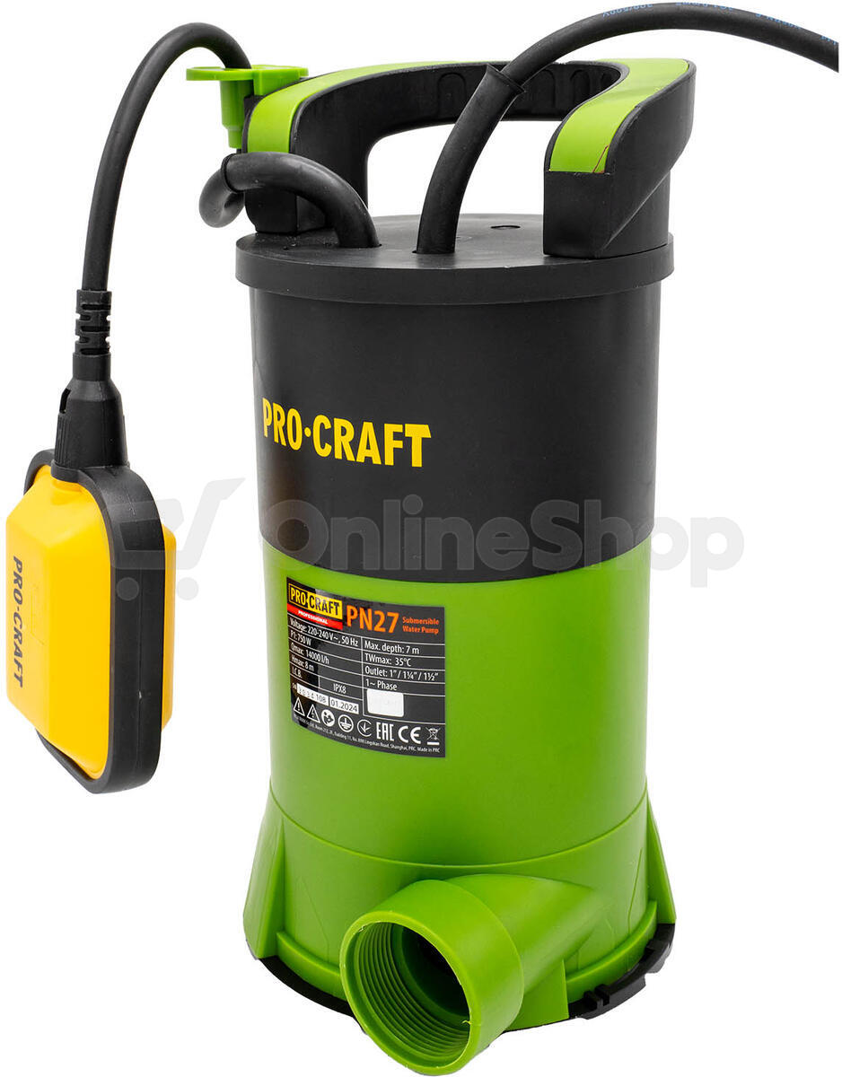 Čerpadlo ponorné Procraft PN27 / PN27