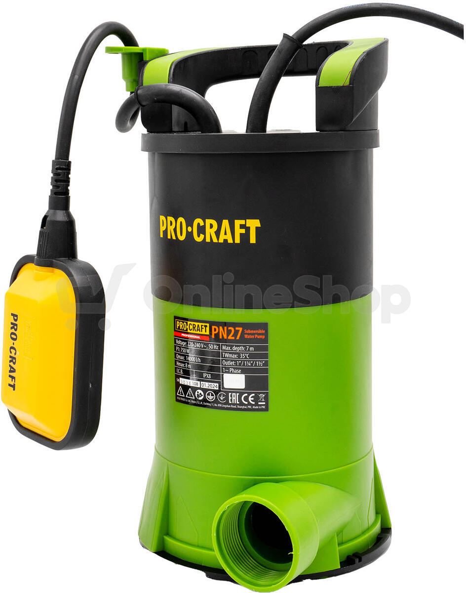 Čerpadlo ponorné Procraft PN27 / PN27