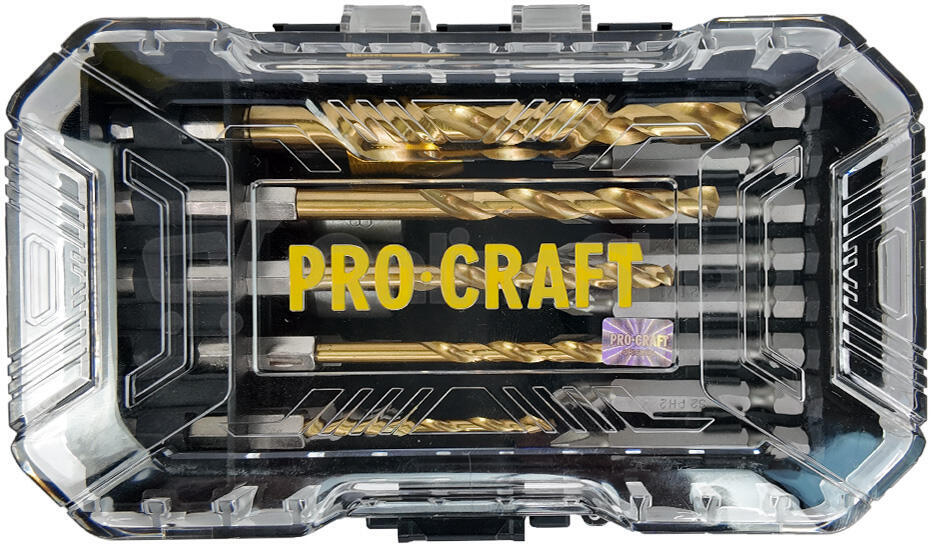Sada vrtáků a bitů Procraft DBS-18, S2 / DBS-18