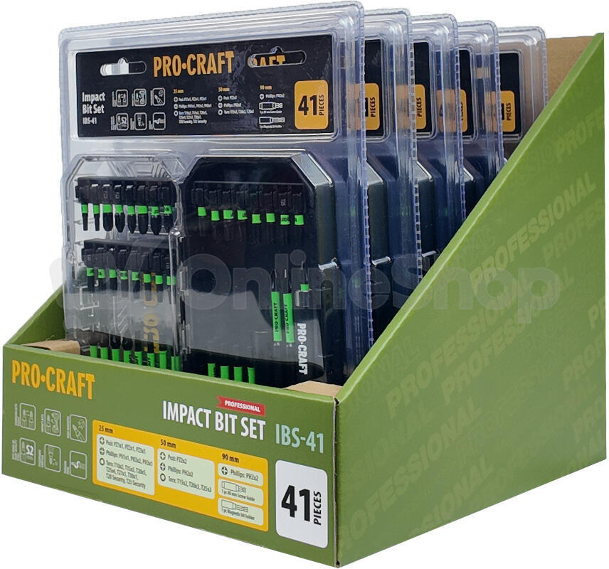 Sada rázových bitů Procraft IBS-41, S2 / IBS-41