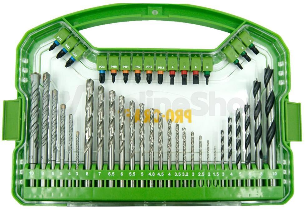 Sada vrtáků a bitů Procraft DBS-101, S2 / DBS-101