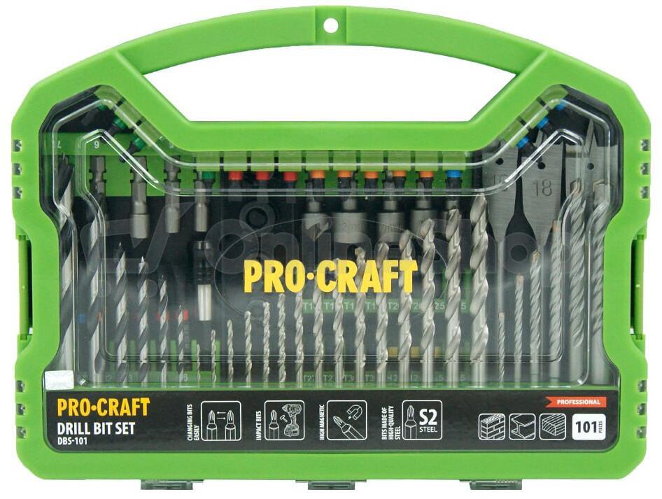 Sada vrtáků a bitů Procraft DBS-101, S2 / DBS-101