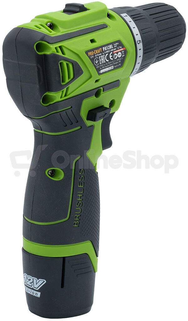 Aku vrtací šroubovák Procraft PA12BL / PA12BL
