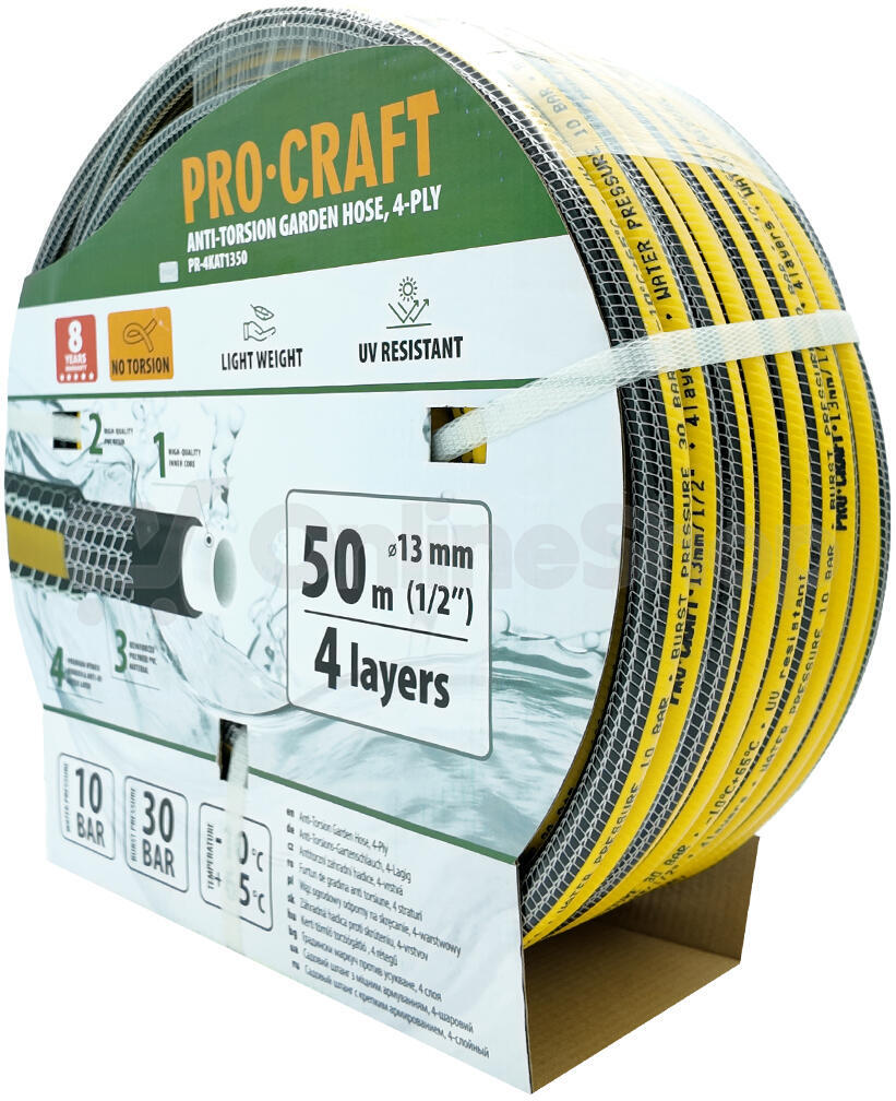 Zahradní hadice Procraft PR-4KAT1350