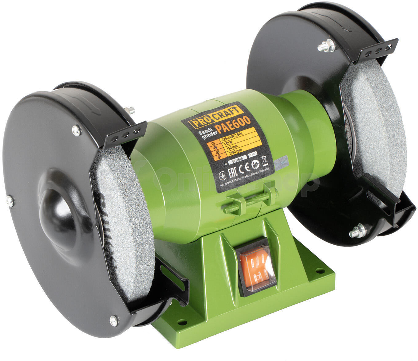 Bruska stolní dvoukotoučová Procraft PAE600, 150W / PAE600