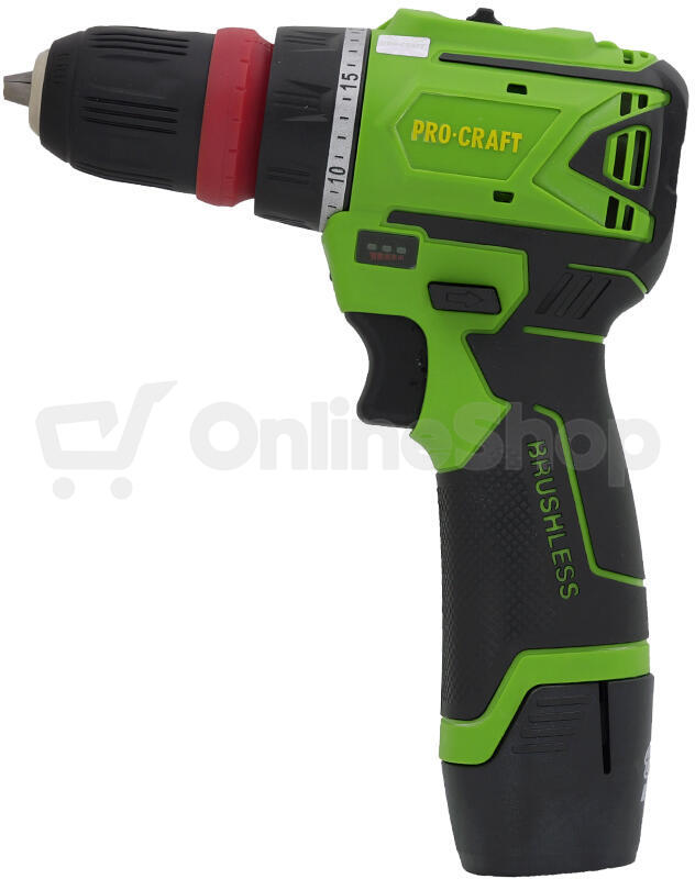 Aku vrtací šroubovák Procraft PA12BL DFR / PA12BL DFR