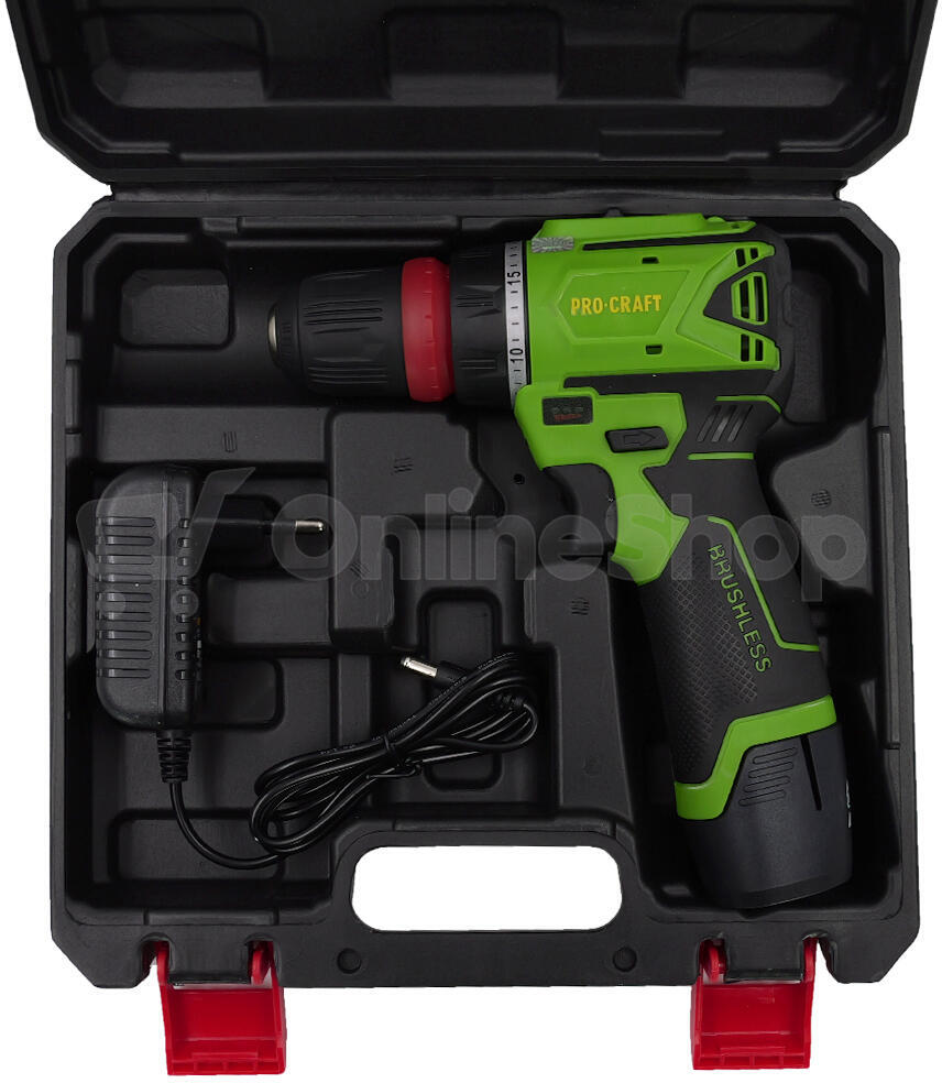 Aku vrtací šroubovák Procraft PA12BL DFR / PA12BL DFR