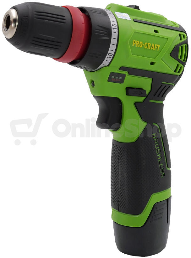 Aku vrtací šroubovák Procraft PA12BL DFR / PA12BL DFR