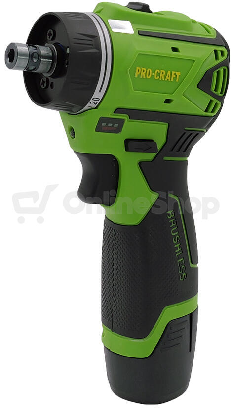 Aku vrtací šroubovák Procraft PA12BL DFR / PA12BL DFR