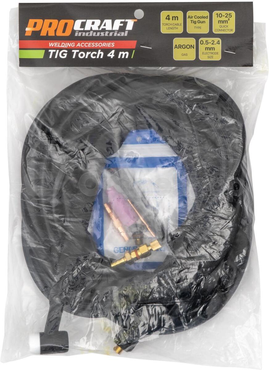 Svařovací hořák Tig 4m Procraft Industrial / TIG torch 4m