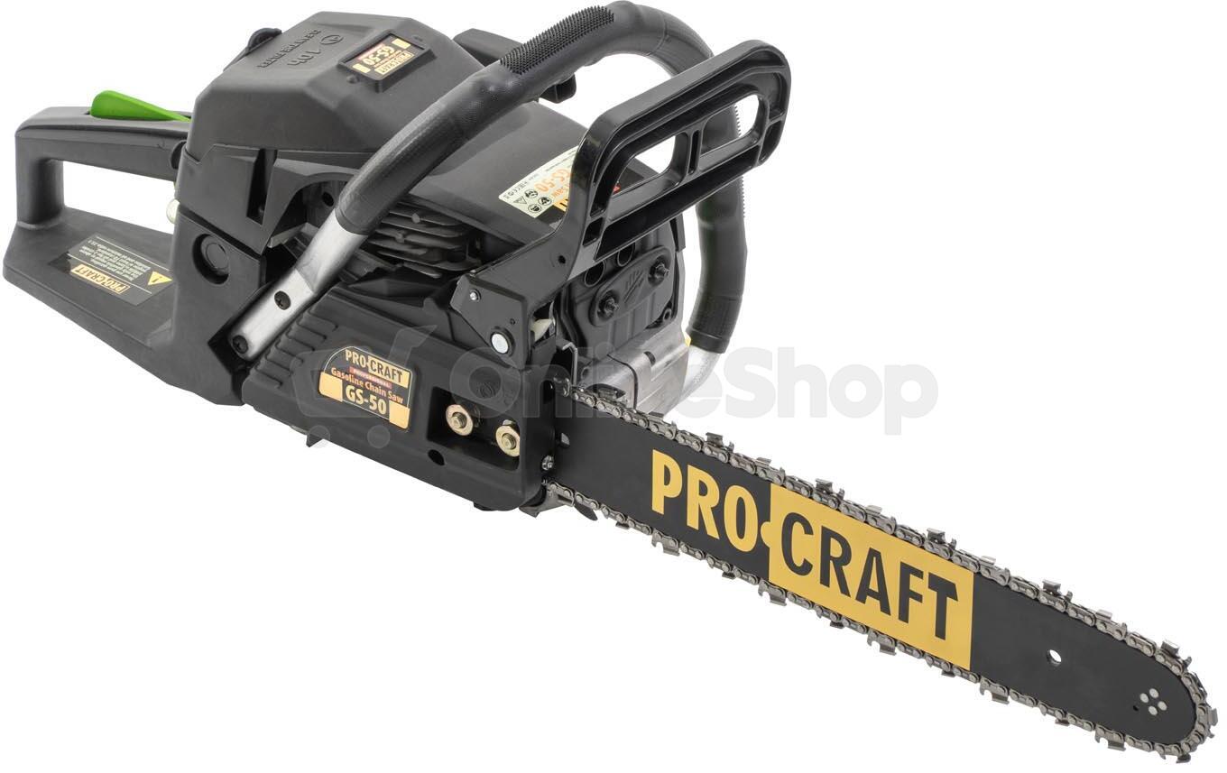 Benzínová řetězová pila Procraft GS-50 / GS-50 | Skutečná fotografie prodávaného kusu | Skutečná fotografie prodávaného kusu