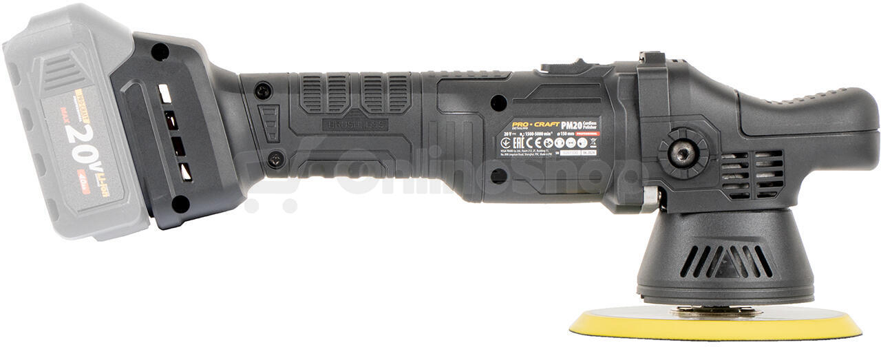 Aku leštička Procraft PM20bb (bez baterie a nabíječky) / PM20bb