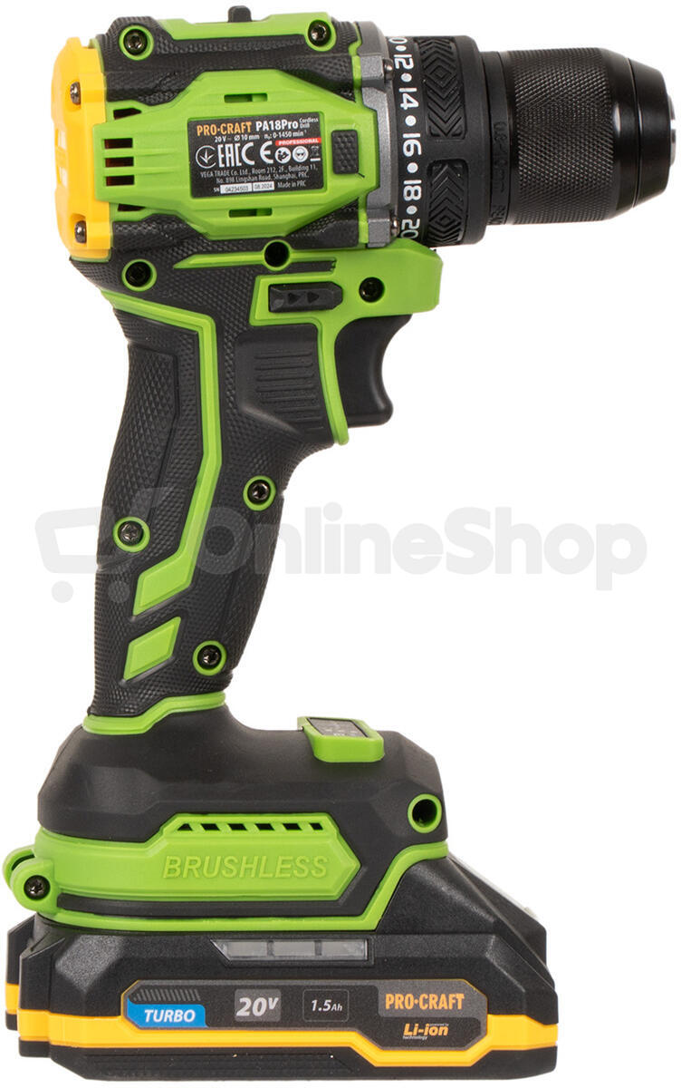 Aku vrtací šroubovák Procraft PA18Pro / PA18Pro