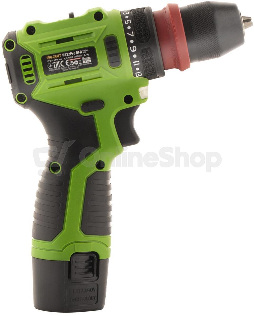 Aku vrtací šroubovák Procraft PA12Pro DFR-2b-c / PA12Pro DFR-2b-c