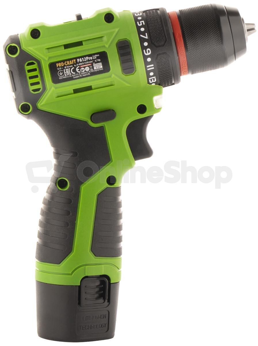 Aku vrtací šroubovák Procraft PA12Pro-1b / PA12Pro-1b