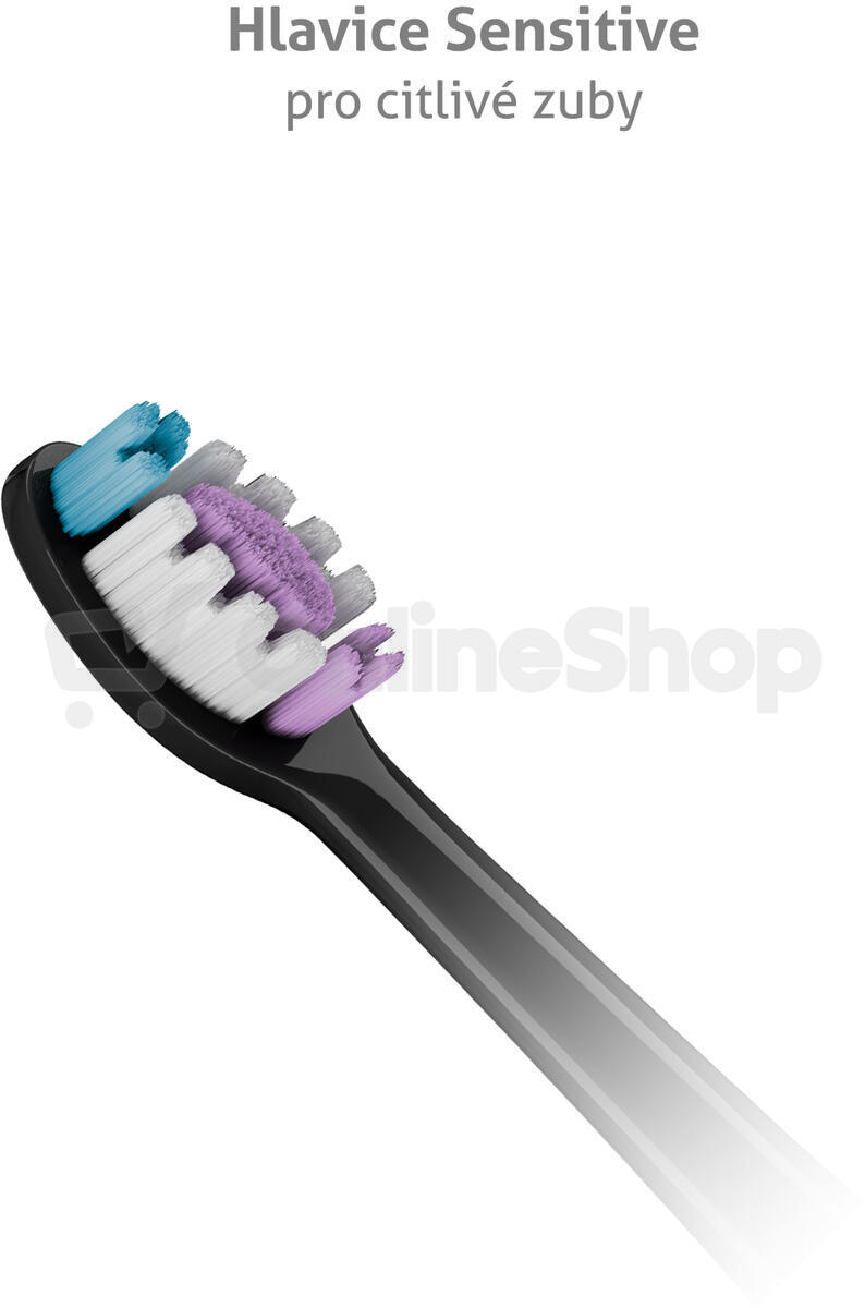 TrueLife SonicBrush Clean-series heads Sensitive black 2 pack
