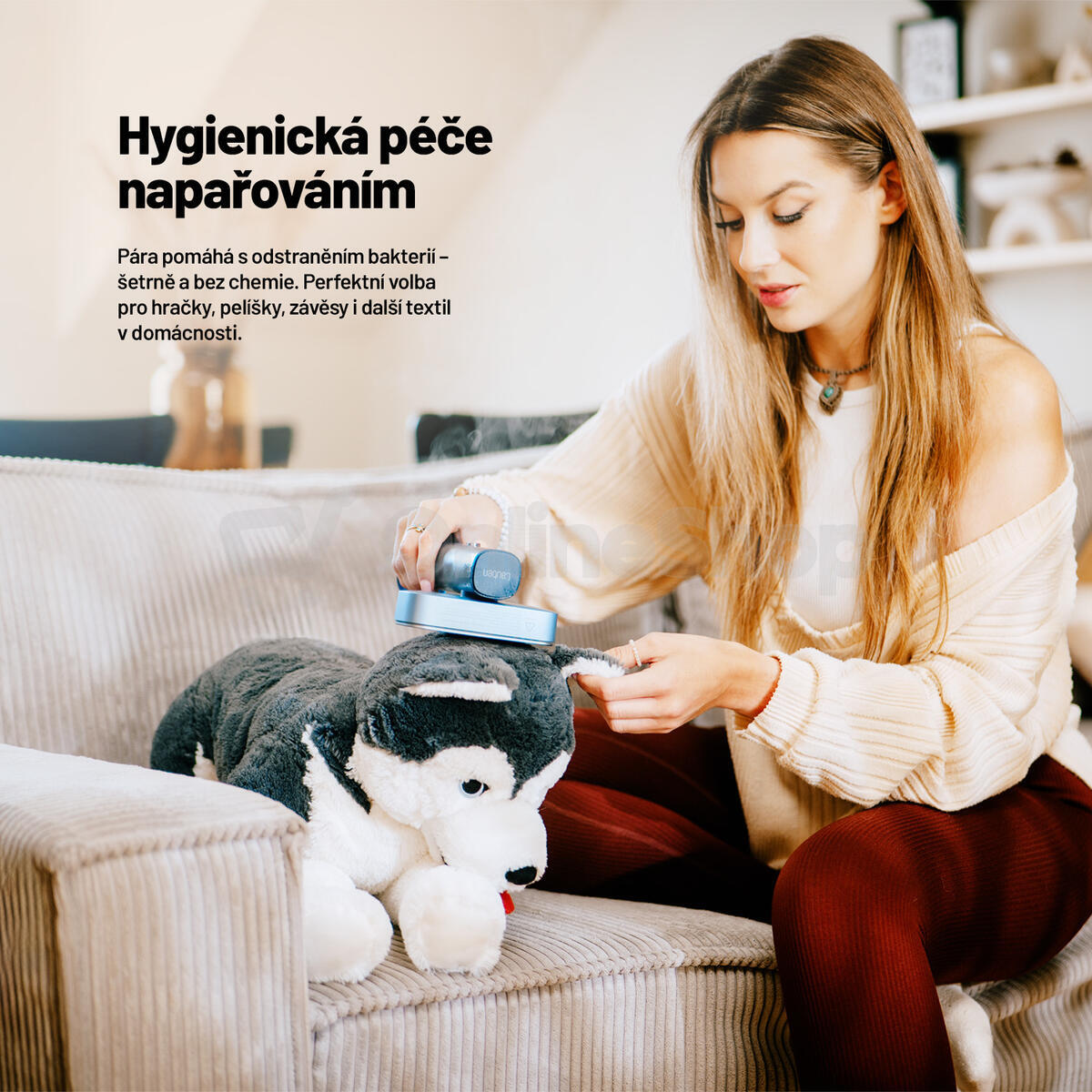 Ruční napařovač oděvů Lauben Handheld Steam Iron 1200GB