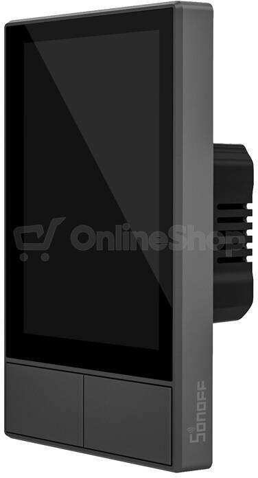 Chytrý WiFi ovládací panel SONOFF NSPanel, černý