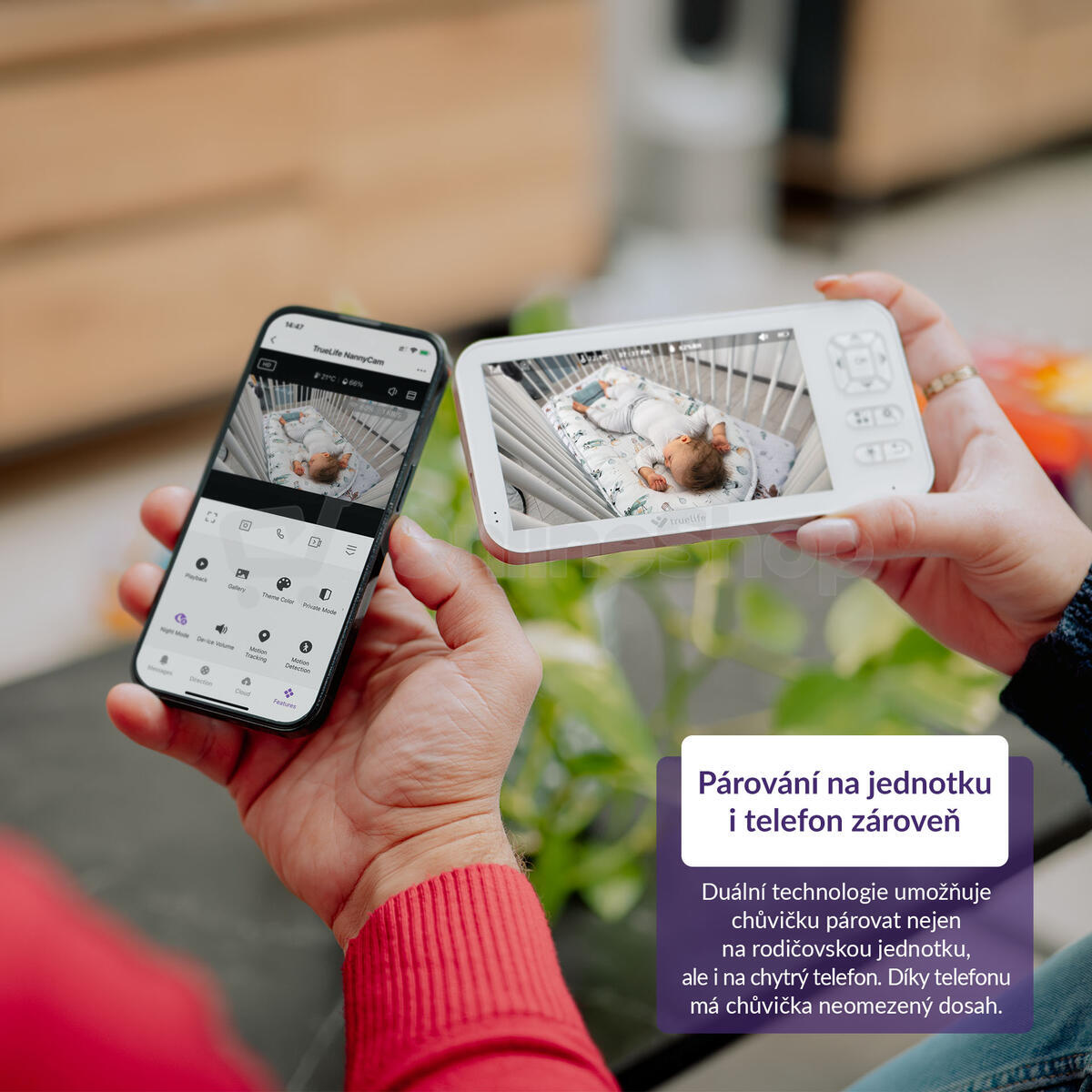 Chytrá chůvička TrueLife NannyCam R6 Dual Smart