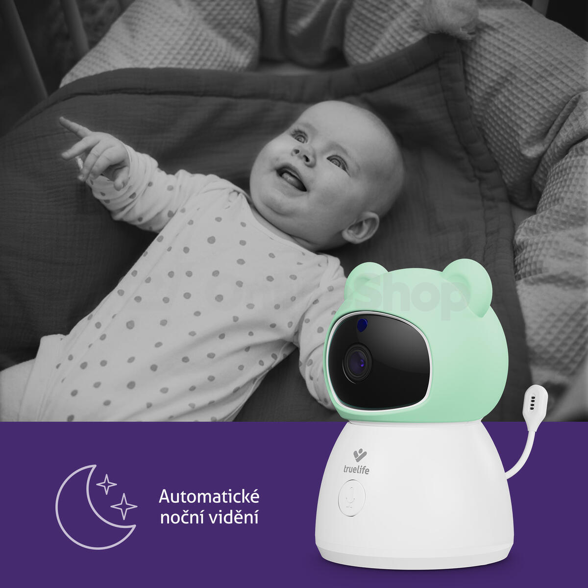 Chytrá chůvička TrueLife NannyCam R6 Dual Smart