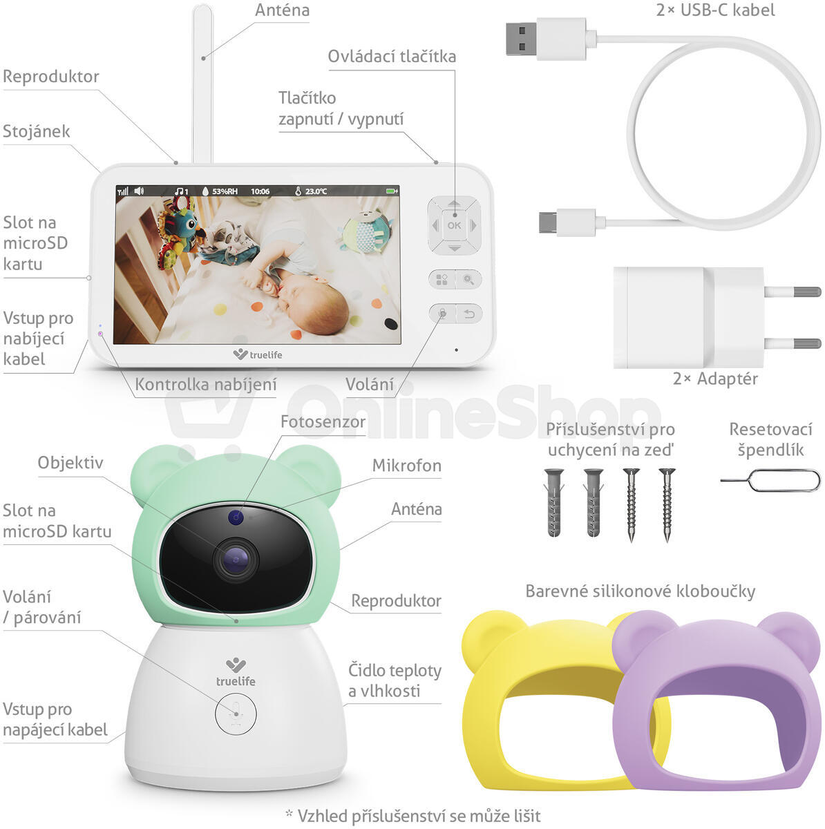 Chytrá chůvička TrueLife NannyCam R6 Dual Smart