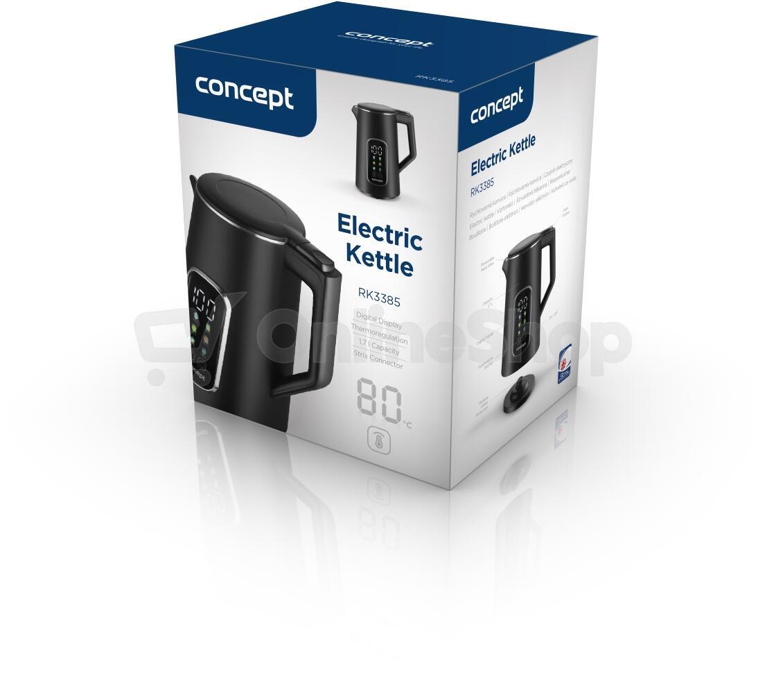 Rychlovarná konvice Concept s regulací teploty 1,7 l RK3385