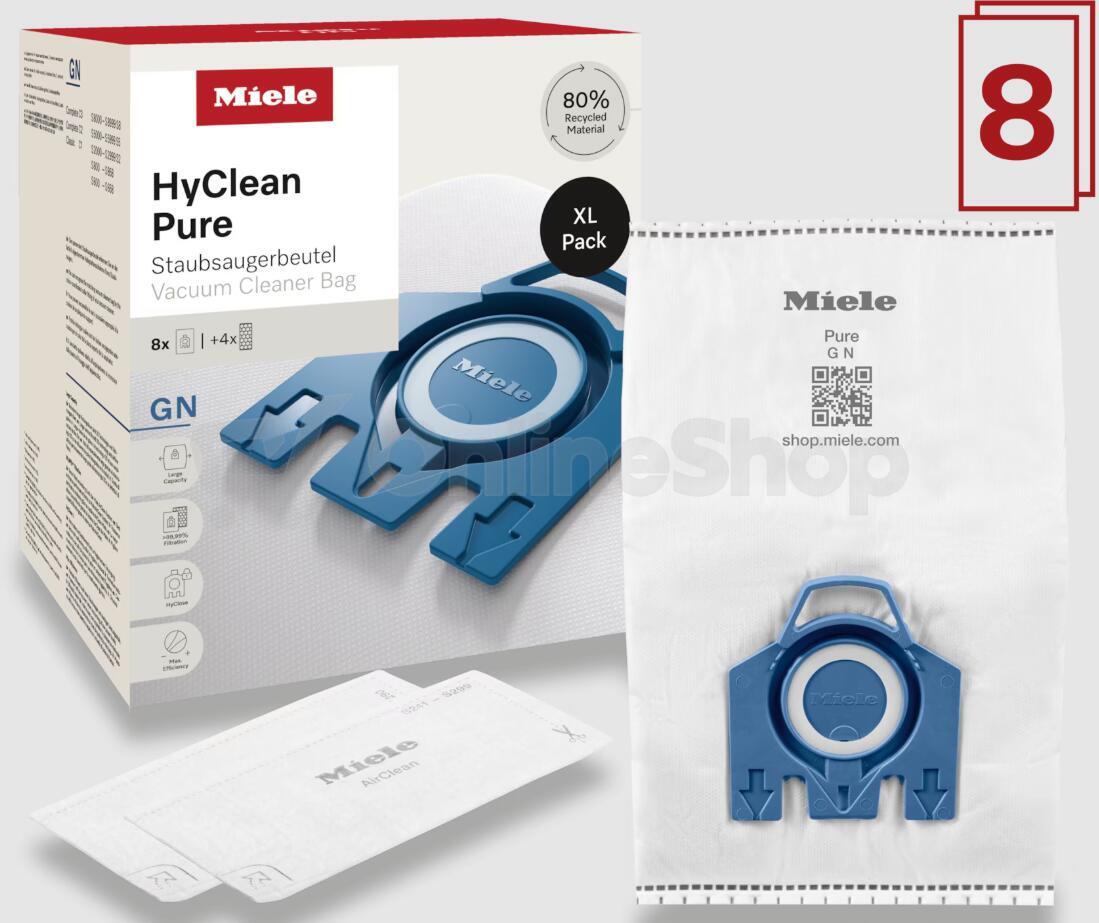 Originální sáčky Miele HyClean Pure GN XL