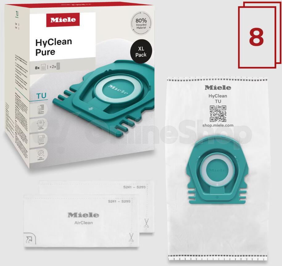 Originální sáčky Miele HyClean Pure TU XL