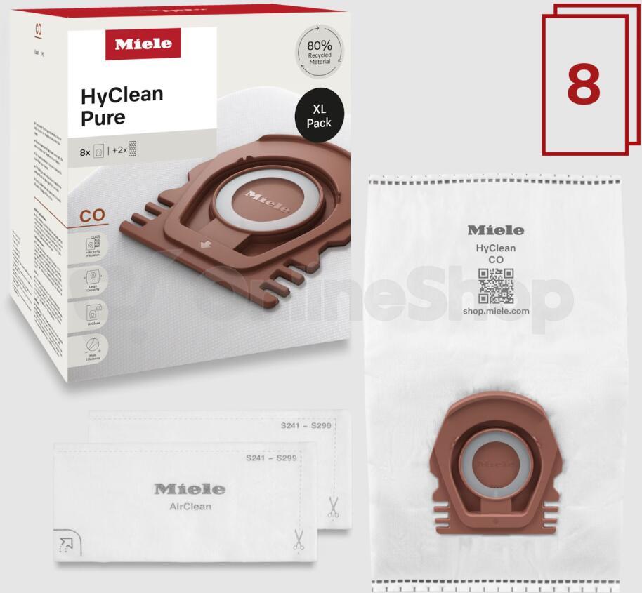 Originální sáčky Miele HyClean Pure CO XL