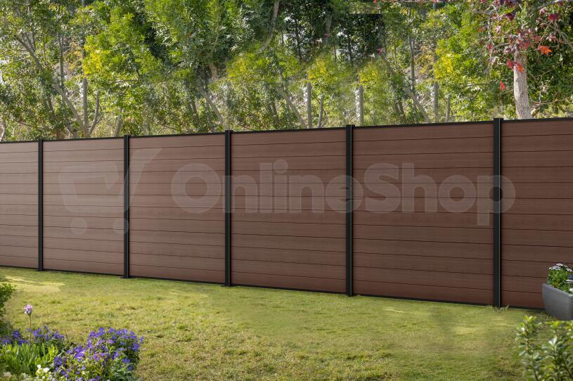 Plotový panel Keter FENCE KIT hnědý, 3× panel