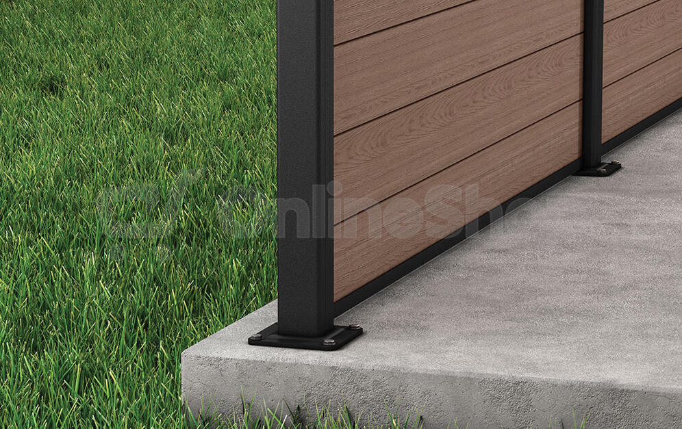 Plotový panel Keter FENCE KIT hnědý, 3× panel