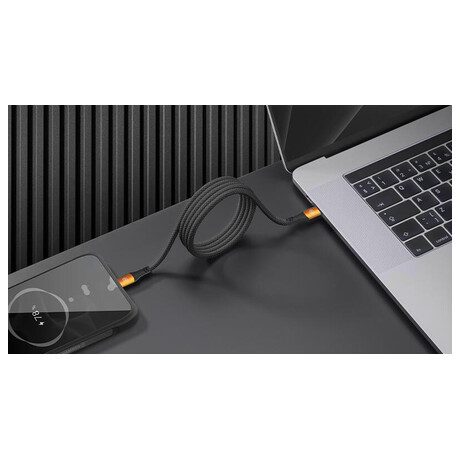 Hammer USB-C/USB-C 100W 1m, černý (foto 1)