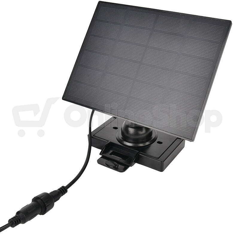 LED solární osvětlení se senzorem Solight WO7203, černé