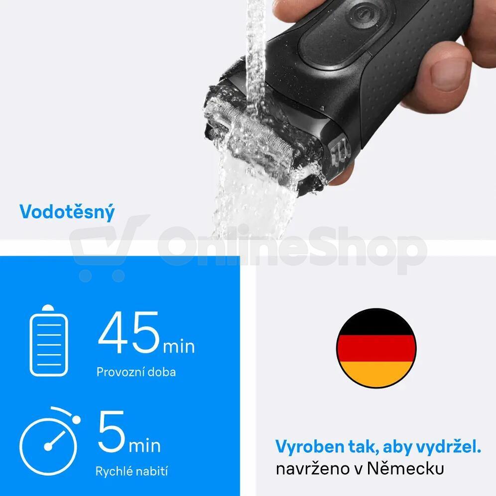 Holící strojek pánský Braun Series 3+ 3000s