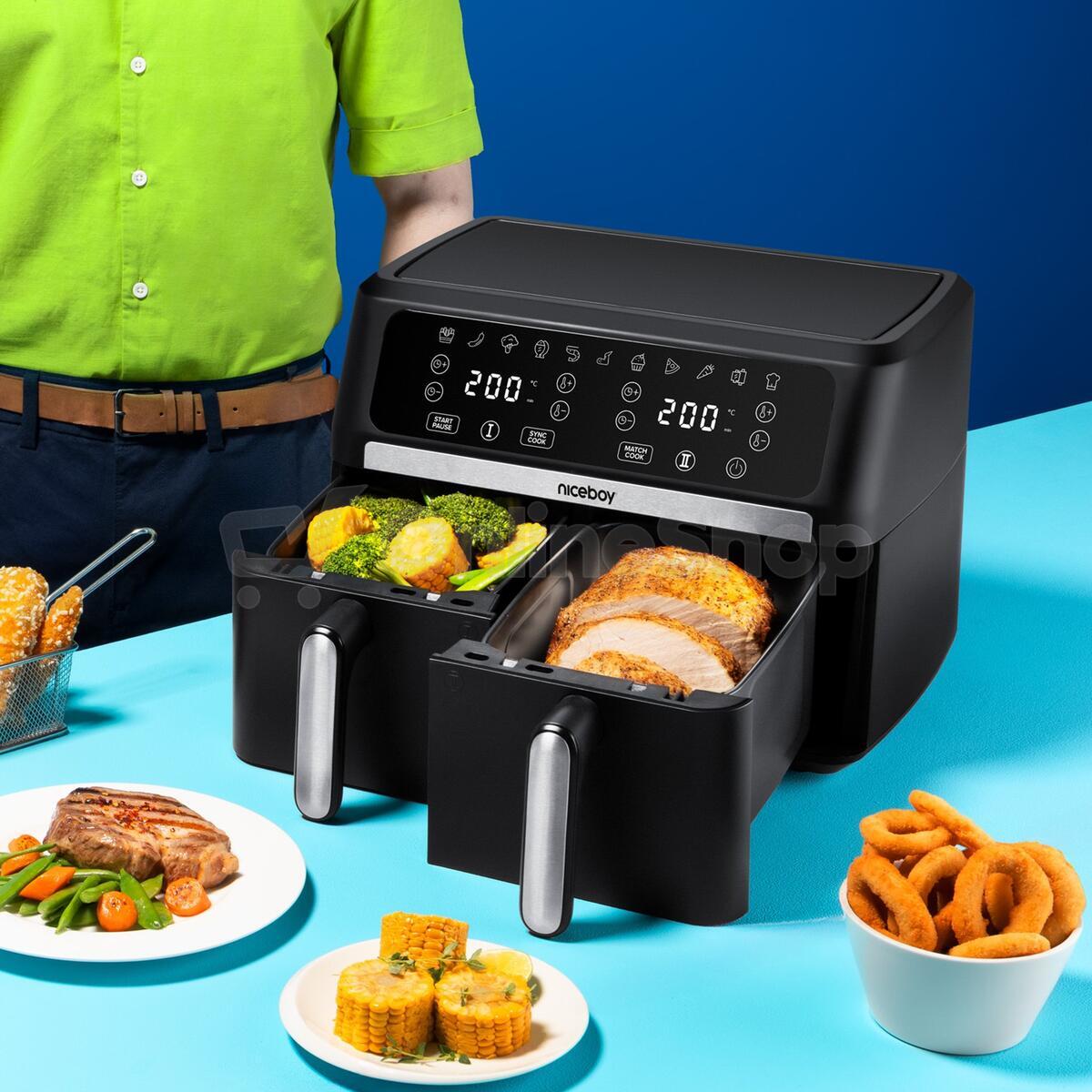 Horkovzdušná fritéza Niceboy AirFryer DUO