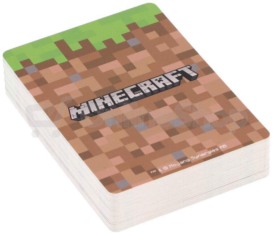 Teddies Hrací karty Minecraft v krabičce 11x15,5x2,5cm
