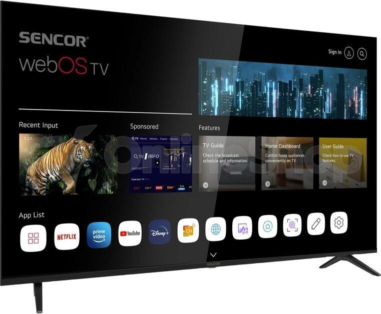 LED televize Sencor SLE 65US804B