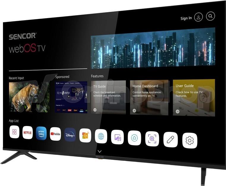 LED televize Sencor SLE 65US804B
