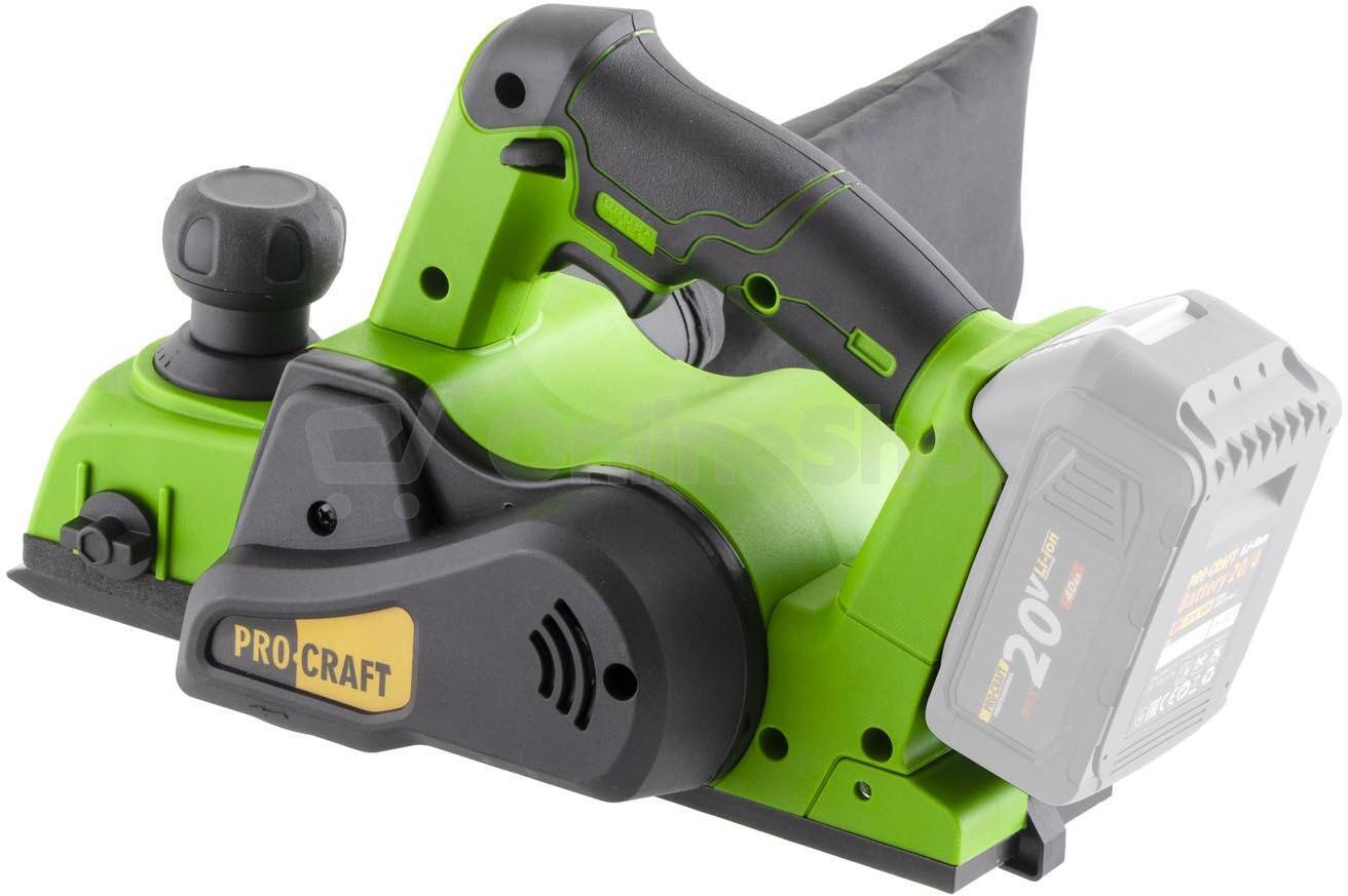 Aku hoblík Procraft PE20BL (bez baterie a nabíječky) / PE20BLbb