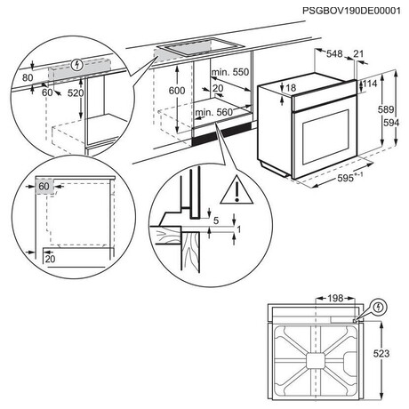 ELECTROLUX LOE8F38V