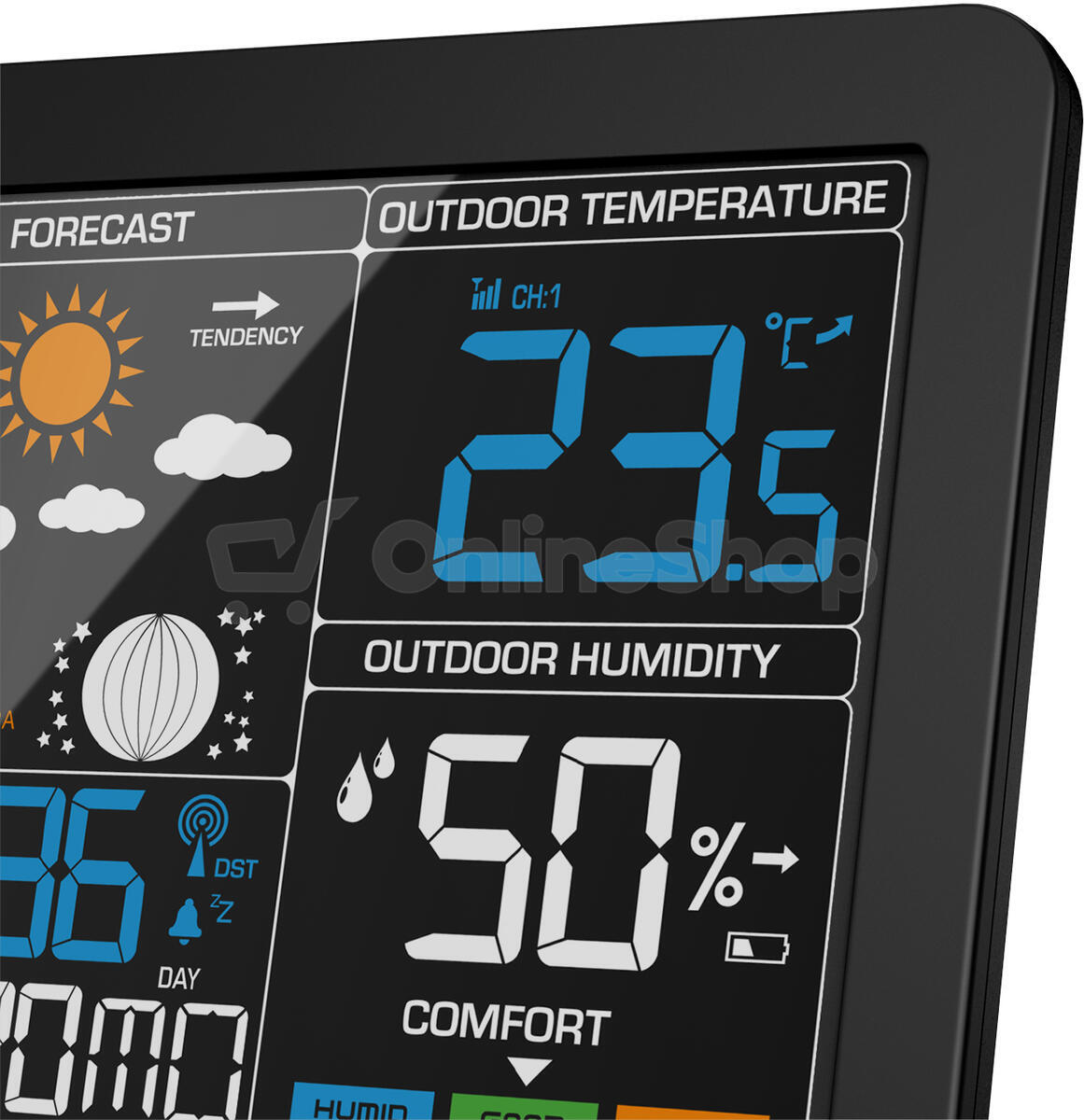 Meteostanice Eldonex WeatherCheck, černá