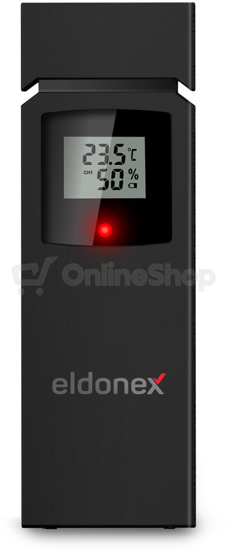 ELDONEX WeatherCheck senzor ČERNÁ