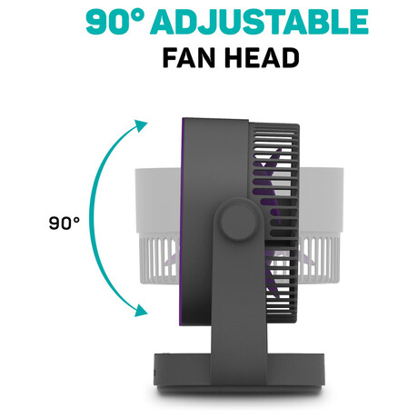 ELDONEX CoolWind stolní ventilátor ŠEDÁ