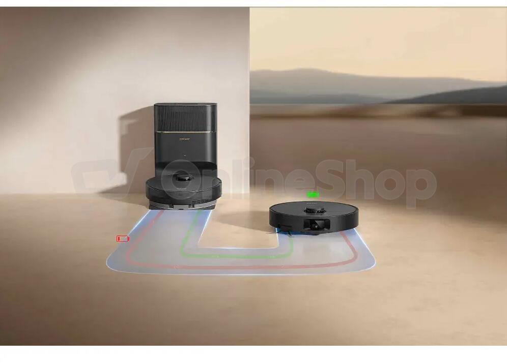 Robotický vysavač Dreame D20 Pro Plus, černý