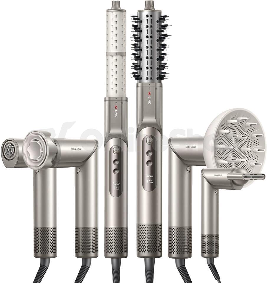 SET Dreame Aqua10 Ultra Roller Complete černý, robotický vysavač + Fén Dreame Dazzle